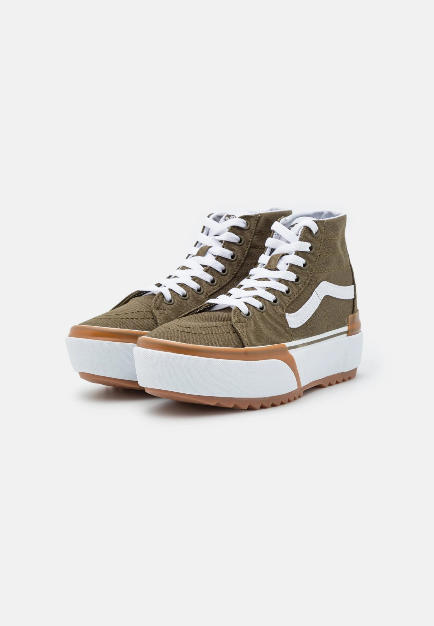 Vans Sk8-Hi Tapered Stacked - Sneakers Hoog - Dark Olive 5 Vans Sk8-Hi Tapered Stacked - Sneakers Hoog - Dark Olive - Afbeelding 3