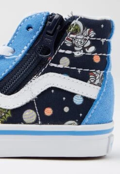 Vans Sk8-Hi Reissue Side Zip Unisex - Sneakers Hoog - Glow Cosmic Zoo/Black/Blue -Vans Schoen 062ab3588c644f268df53e44d076af3f