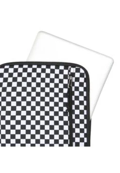 Vans Padded Laptop Sleeve - Laptoptas - Black White Check -Vans Schoen 091e13b3f4694774b0577d3f4658ff65
