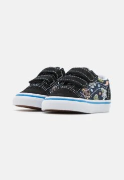 Vans Old Skool Unisex - Sneakers Laag - Black/Blue -Vans Schoen 0a28f3f41e3b4db39d4c9a1f858a6732