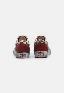 Vans Old Skool Unisex - Sneakers Laag - Stressed Red/White -Vans Schoen 0c5b7a639d03442399d9c655b8bc55c0