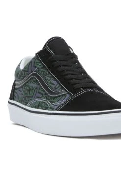 Vans Ua Old Skool Unisex - Sneakers Laag - Black Purple -Vans Schoen 1043720c70c24a2d9e29c135fe84407a