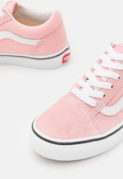Vans Old Skool - Sneakers Laag - Powder Pink/True White -Vans Schoen 142743a30db24b2094388ebcf43d06b9