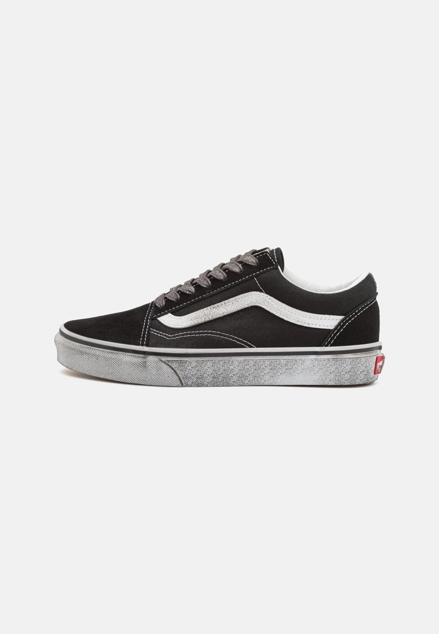 Vans Old Skool Unisex - Sneakers Laag - Stressed Black/White 3 Vans Old Skool Unisex - Sneakers Laag - Stressed Black/White