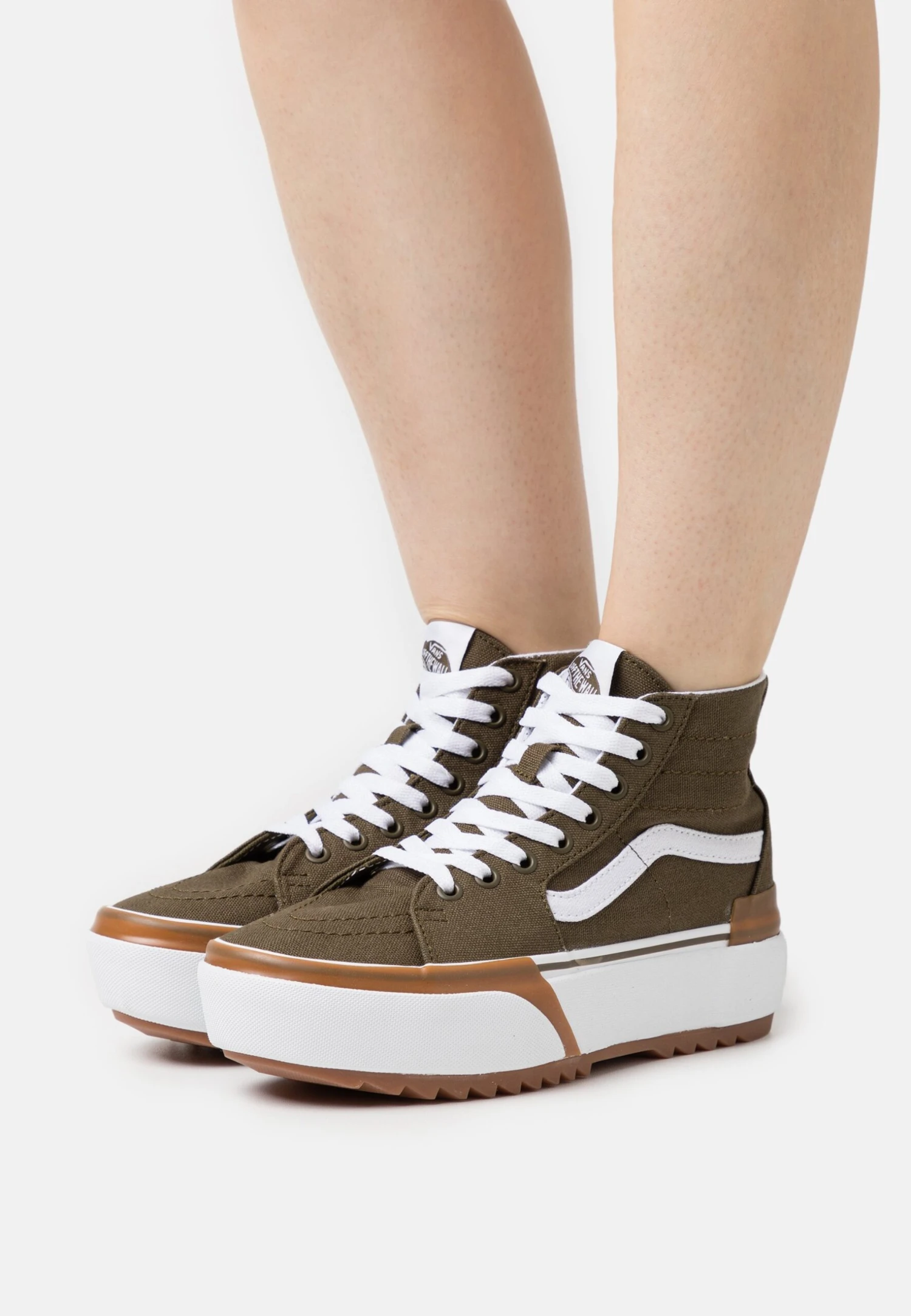 Vans Sk8-Hi Tapered Stacked - Sneakers Hoog - Dark Olive 3 Vans Sk8-Hi Tapered Stacked - Sneakers Hoog - Dark Olive