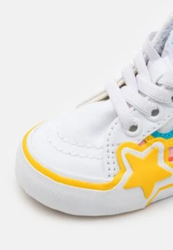 Vans Sk8-Hi Zip Rainbow Star Unisex - Sneakers Hoog - True White/Multi-Coloured -Vans Schoen 1aae71fb12f84ee09d9e6a88f93fe8cb