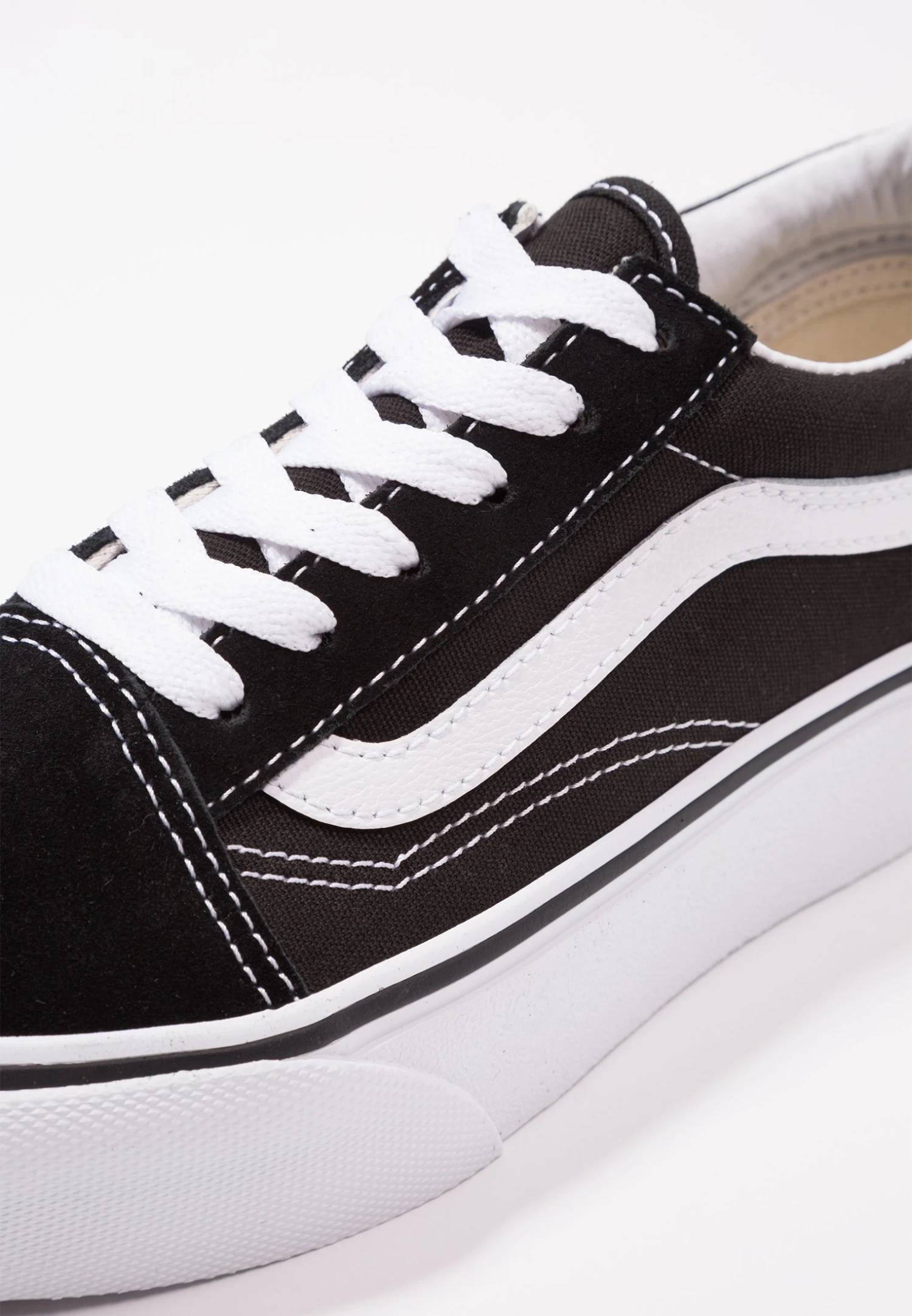 Vans Old Skool Platform Unisex - Sneakers Laag - Black/True White 5 Vans Old Skool Platform Unisex - Sneakers Laag - Black/True White - Afbeelding 3