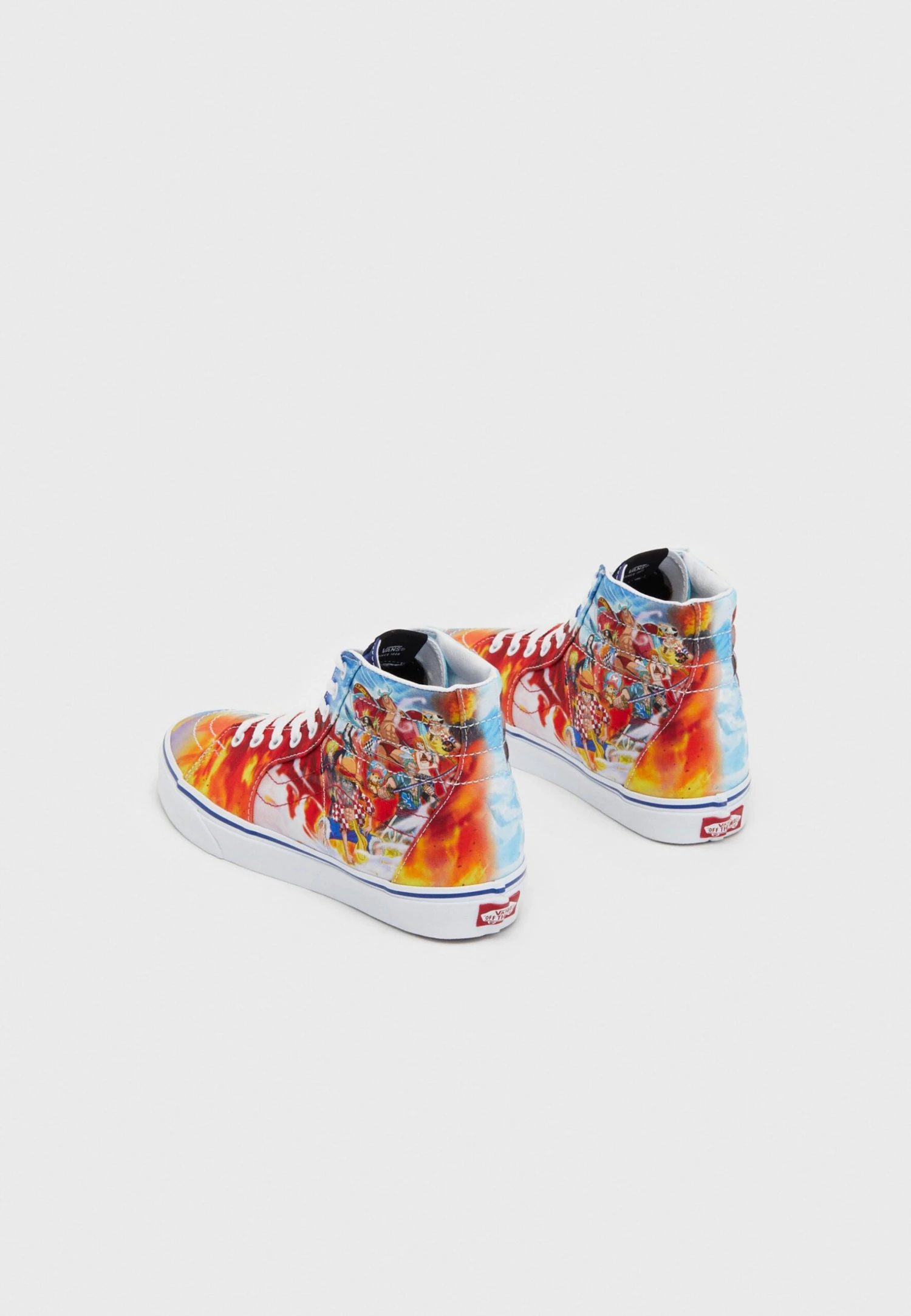 Vans X One Piece Sk8-Hi Unisex - Sneakers Hoog - Light Blue/White/Multi-Coloured 5 Vans X One Piece Sk8-Hi Unisex - Sneakers Hoog - Light Blue/White/Multi-Coloured - Afbeelding 3