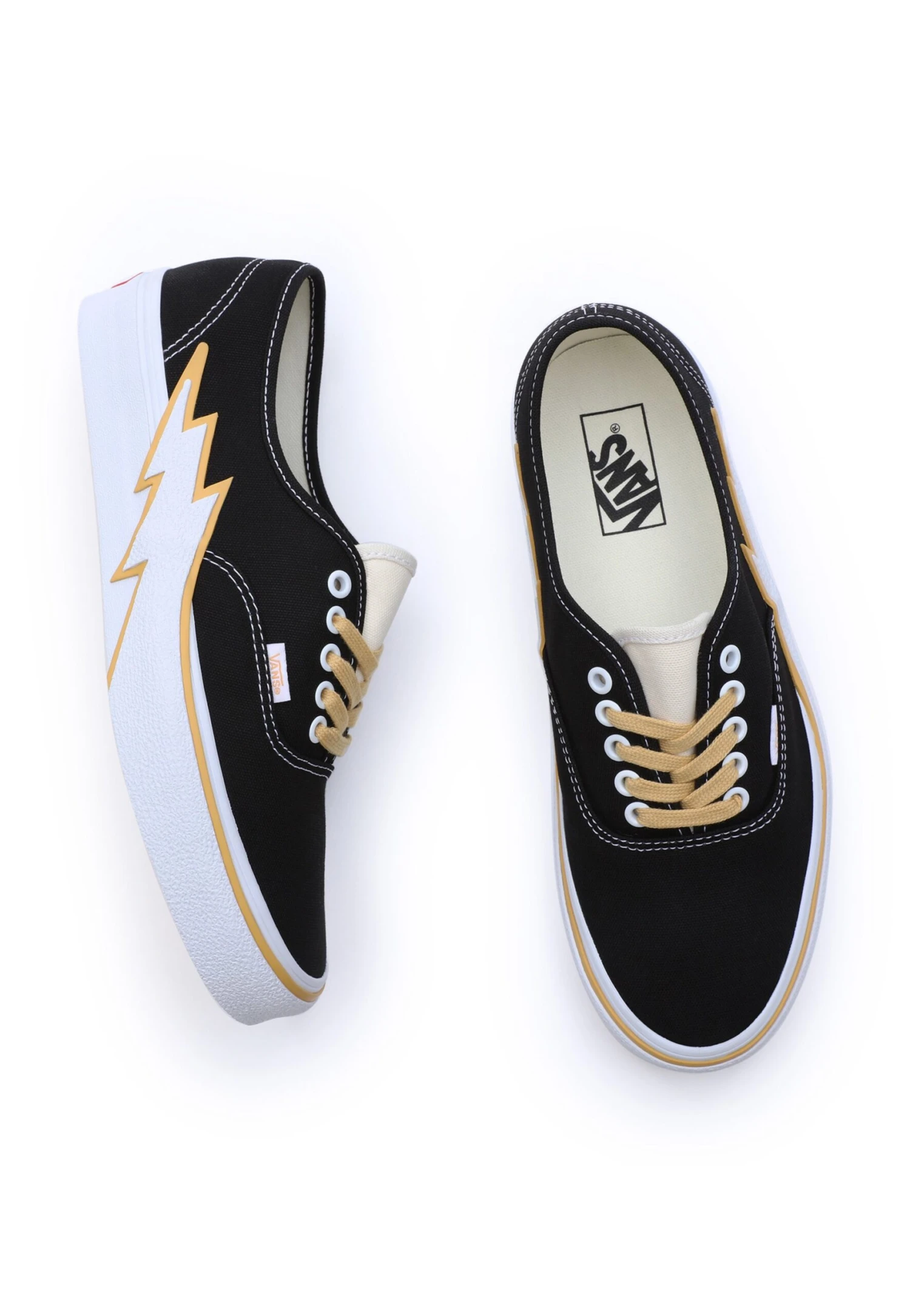 Vans Authentic Bolt - Sneakers Laag - Black Yellow 5 Vans Authentic Bolt - Sneakers Laag - Black Yellow - Afbeelding 3