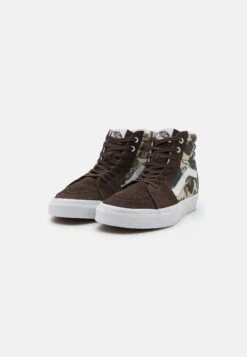 Vans Sk-Hi - Sneakers Hoog - Dark Brown/Multi-Coloured/White 9 Vans Sk-Hi - Sneakers Hoog - Dark Brown/Multi-Coloured/White -Vans Schoen 22f9c67f05b5463e95e41011ee009007