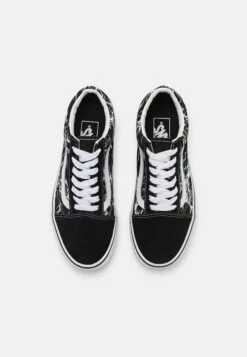 Vans Old Skool Unisex - Sneakers Laag - Flames Black/True White -Vans Schoen 247ddc86abcc4b8abfa1c7c843f3f656