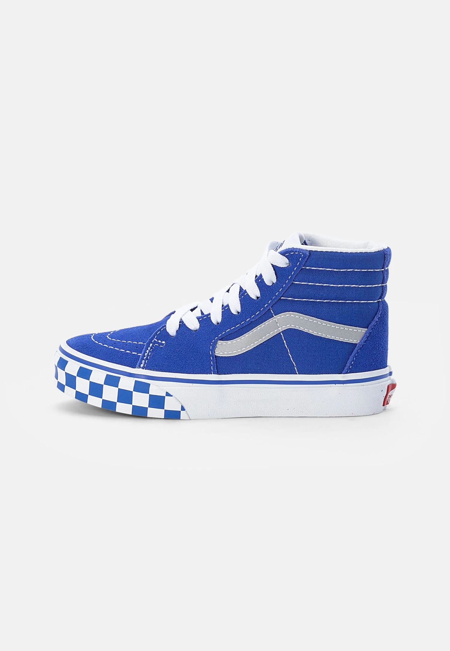 Vans Sk8-Hi Unisex - Sneakers Hoog - Reflective Sidestripe/Checkerboard/Dazzling Blue 3 Vans Sk8-Hi Unisex - Sneakers Hoog - Reflective Sidestripe/Checkerboard/Dazzling Blue