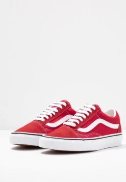 Vans Old Skool - Sneakers Laag - Racing Red/True White -Vans Schoen 28309ed3da2f43b1bca642914076bd59