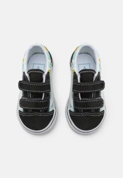 Vans Old Skool Unisex - Sneakers Laag - Black/Multi-Coloured -Vans Schoen 28773e0fcf9f48cd830f51b759ca30f9