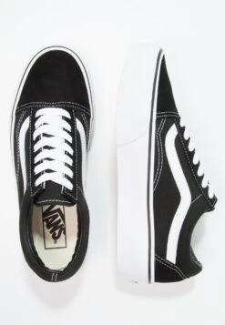 Vans Ua Old Skool Platform - Sneakers Laag - Black/White -Vans Schoen 3e97a7102dab4d19bb974f4c8e0c108c