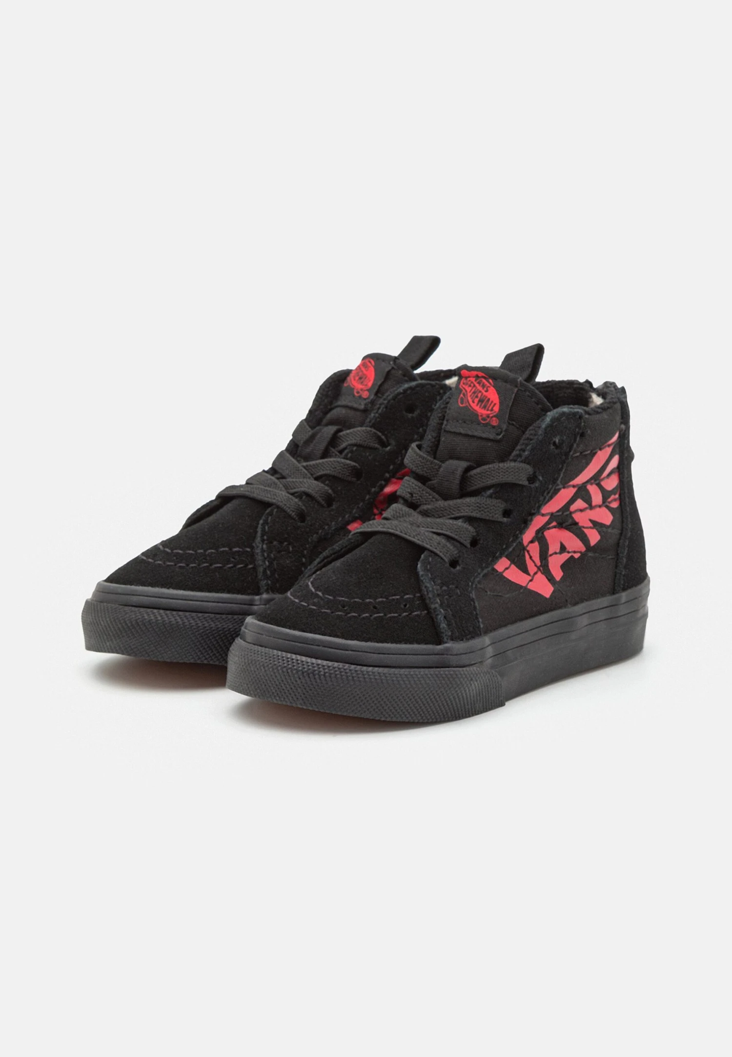 Vans Sk8 High Zip Unisex - Skateschoenen - Black/Red 4 Vans Sk8 High Zip Unisex - Skateschoenen - Black/Red - Afbeelding 2