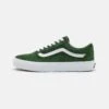 Vans Old Skool Unisex - Sneakers Laag - Darkgreen/White -Vans Schoen 45c25e8a24c24d3ea6fdc57af6b84ad8