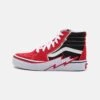 Vans Sk8-Hi Bolt Unisex - Sneakers Hoog - Red/Black -Vans Schoen 492c423142ef43e3b43cc5fe9fe69c24