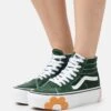 Vans Sk8 Tapered Stackform - Sneakers Hoog - Green/Multi-Coloured -Vans Schoen 4970e6d1e4d84d20895098da9e76d3ff