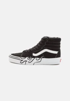 Vans Sk8-Hi Flame Unisex - Sneakers Hoog - Black/White