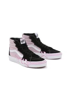 Vans Sk8-Hi Flame - Sneakers Hoog - Dark Purple -Vans Schoen 4b87b6c249c449098a9f11a378198028