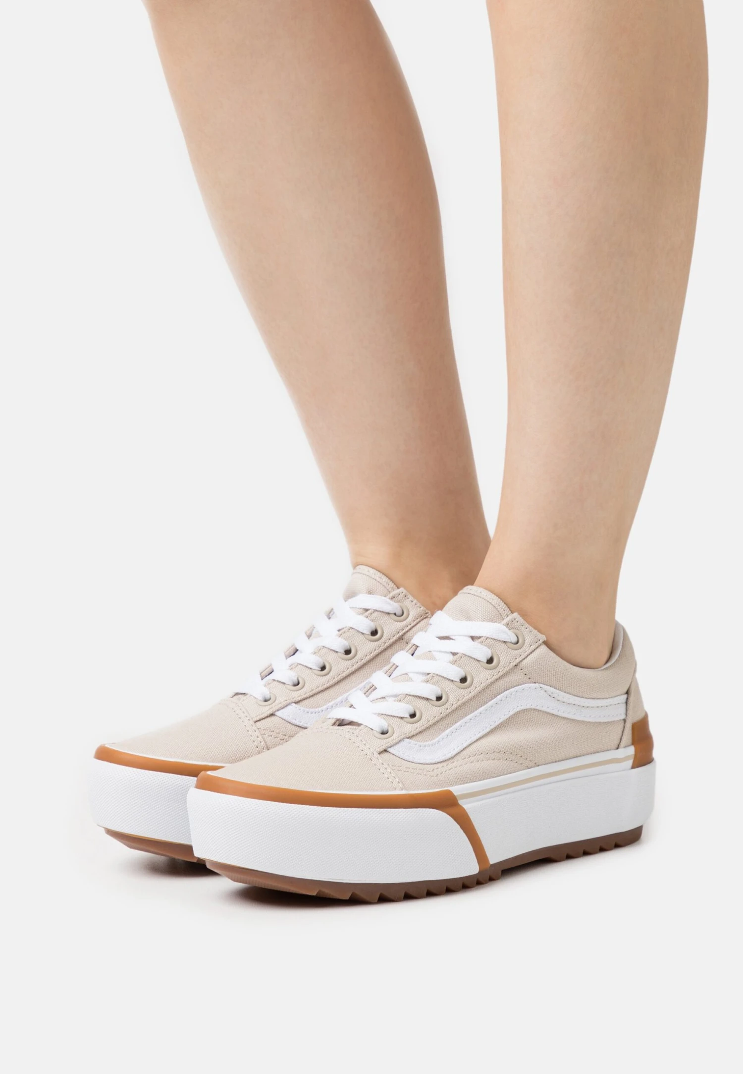 Vans Old Skool Stacked - Sneakers Laag - French Oak 3 Vans Old Skool Stacked - Sneakers Laag - French Oak