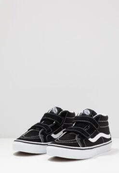 Vans Sk8 Mid Reissue Unisex - Sneakers Hoog - Black/True White -Vans Schoen 4e9230d651bc44b8b17e282cbd051127