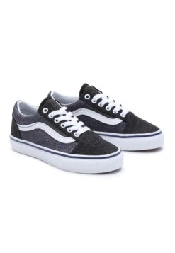 Vans Old Skool- Sneakers Laag - Black Navy -Vans Schoen 510ad550e2214440b72d8c10ddfe81a8