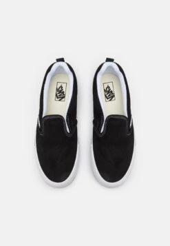 Vans Knu Slip Unisex - Instappers - Black/True White -Vans Schoen 5379d107230a4307876deb7e4869aac5