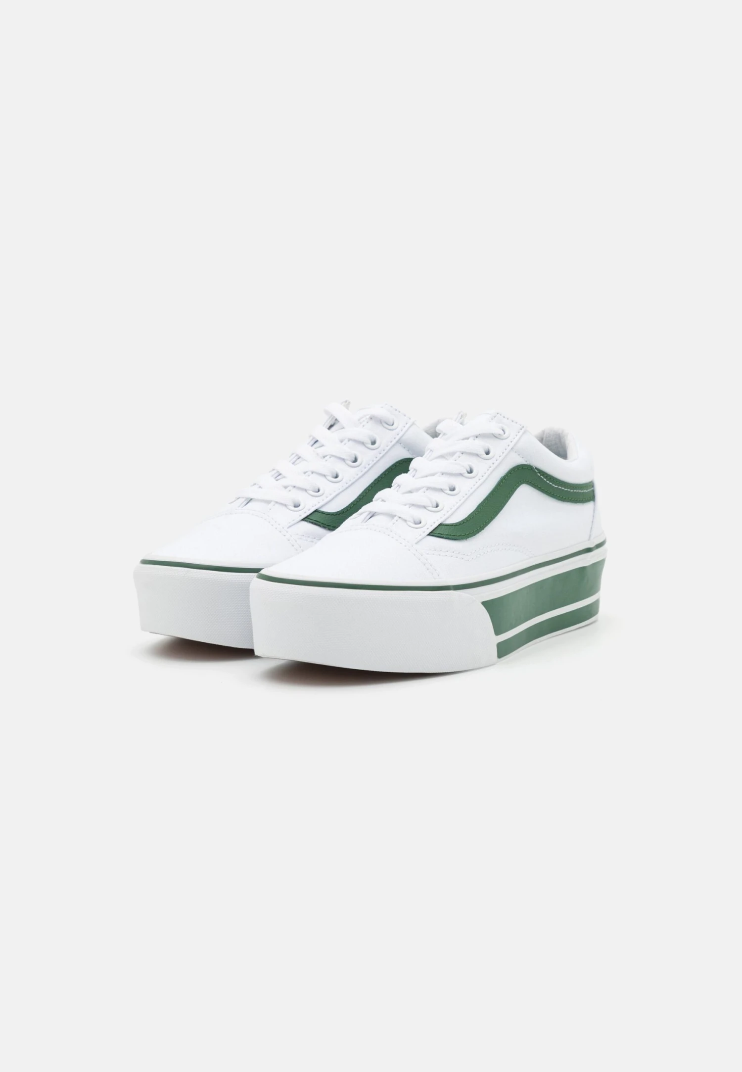 Vans Ua Old Skool Stackform - Sneakers Laag - Green/True White 5 Vans Ua Old Skool Stackform - Sneakers Laag - Green/True White - Afbeelding 3