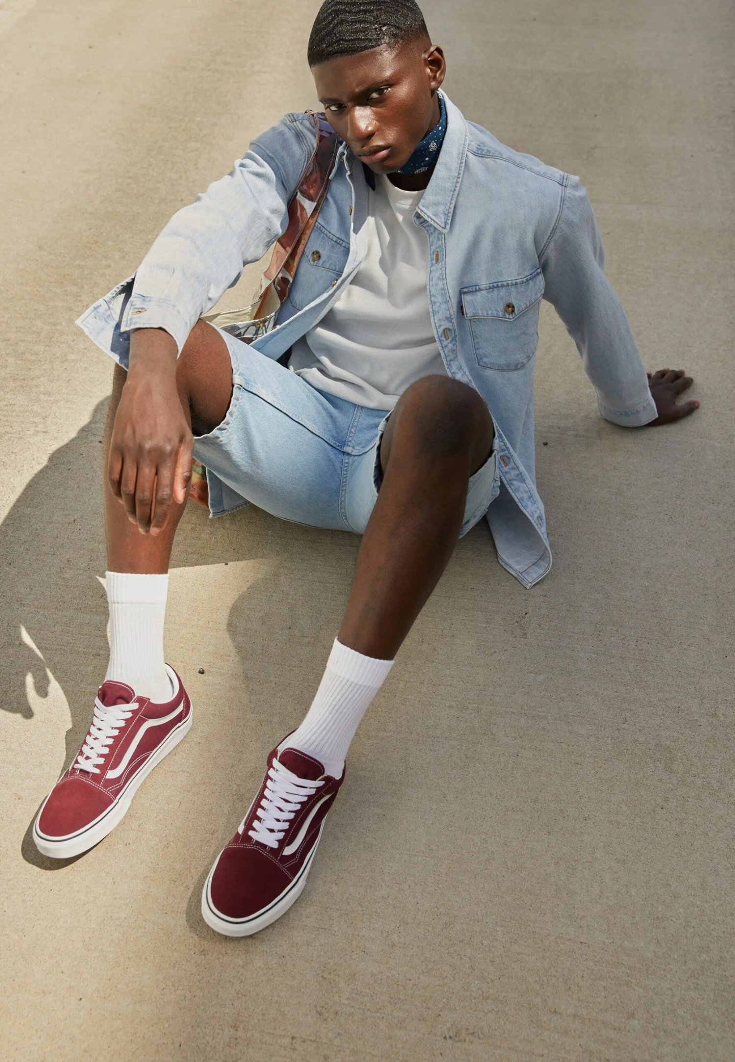 Vans Ua Old Skool - Sneakers Laag - Port Royale/True White 5 Vans Ua Old Skool - Sneakers Laag - Port Royale/True White - Afbeelding 3