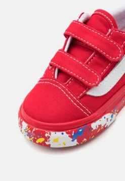 Vans Old Skool Unisex - Sneakers Laag - Paint Splatter Racing Red -Vans Schoen 5acdb074a5b24a23912228a7bc3cc62f