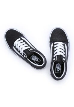 Vans Old Skool- Sneakers Laag - Black Navy -Vans Schoen 5f8ed04b8c80415cab53fce2f64483da