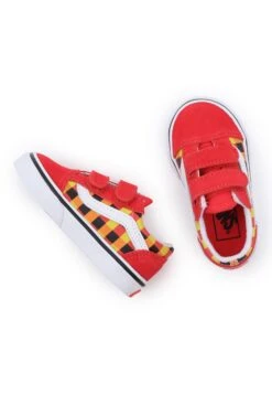 Vans Old Skool Unisex - Sneakers Laag - Medium Red -Vans Schoen 638b0db56ec0441992e869f898b54781