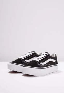 Vans Old Skool Platform Unisex - Sneakers Laag - Black/True White 11 Vans Old Skool Platform Unisex - Sneakers Laag - Black/True White -Vans Schoen 68c519bd17e64f68891d35b0fae3c736