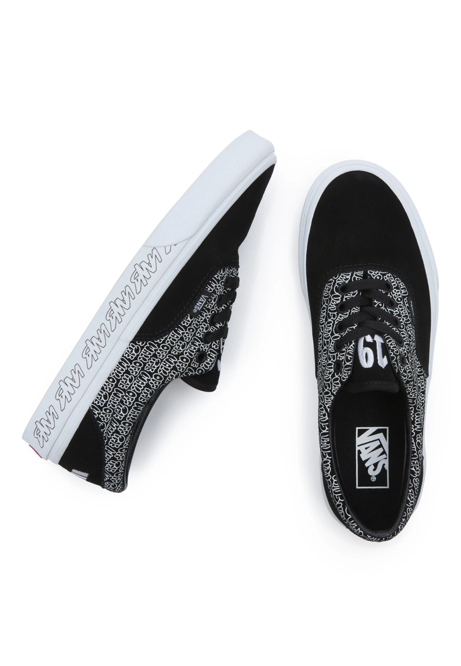 Vans Ua Era - Sneakers Laag - Black Black White 5 Vans Ua Era - Sneakers Laag - Black Black White - Afbeelding 3