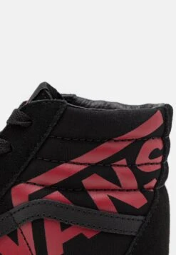Vans Sk8-Hi Unisex - Sneakers Hoog - Black/Red -Vans Schoen 6a812ae797ee4dbd97b041131a285110