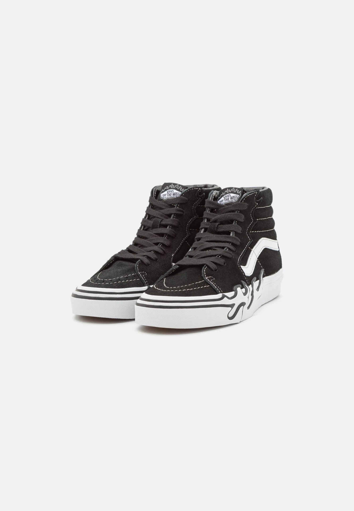 Vans Sk8-Hi Flame Unisex - Sneakers Hoog - Black/White 4 Vans Sk8-Hi Flame Unisex - Sneakers Hoog - Black/White - Afbeelding 2