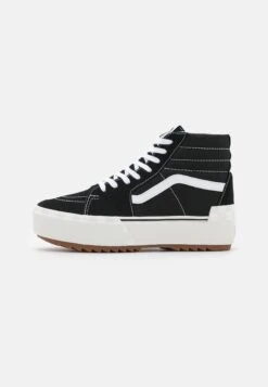 Vans Sk8 Stacked - Sneakers Hoog - Black/Blanc De Blanc