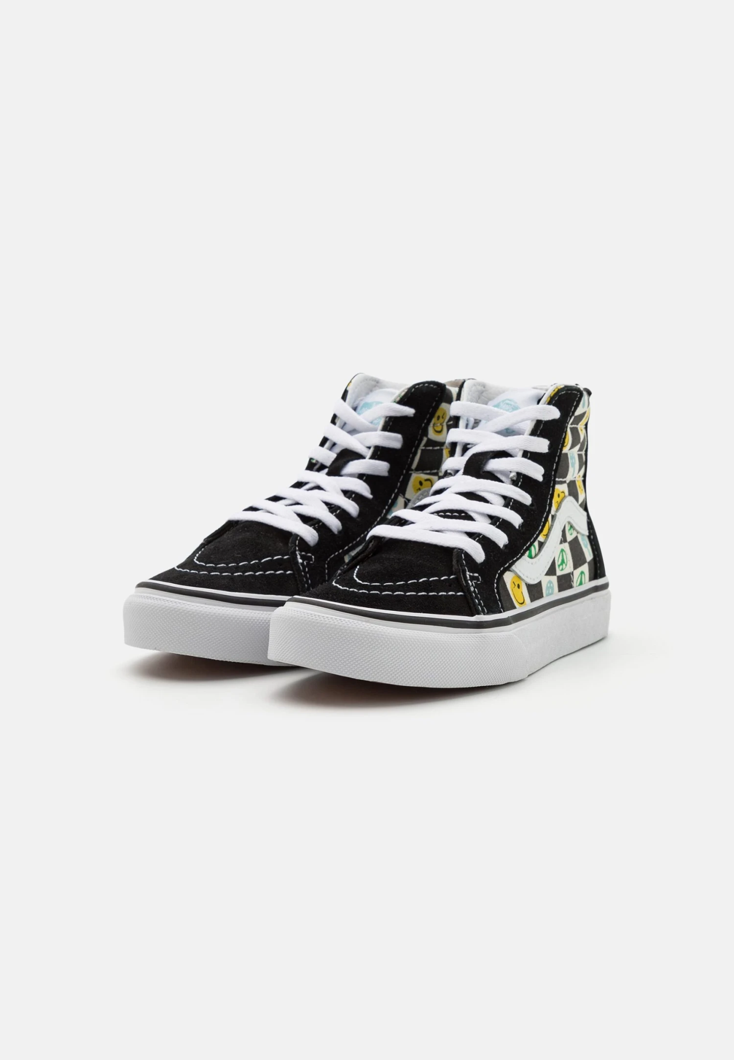Vans Sk8-Hi Zip Unisex - Sneakers Hoog - Black/Multi-Coloured 4 Vans Sk8-Hi Zip Unisex - Sneakers Hoog - Black/Multi-Coloured - Afbeelding 2