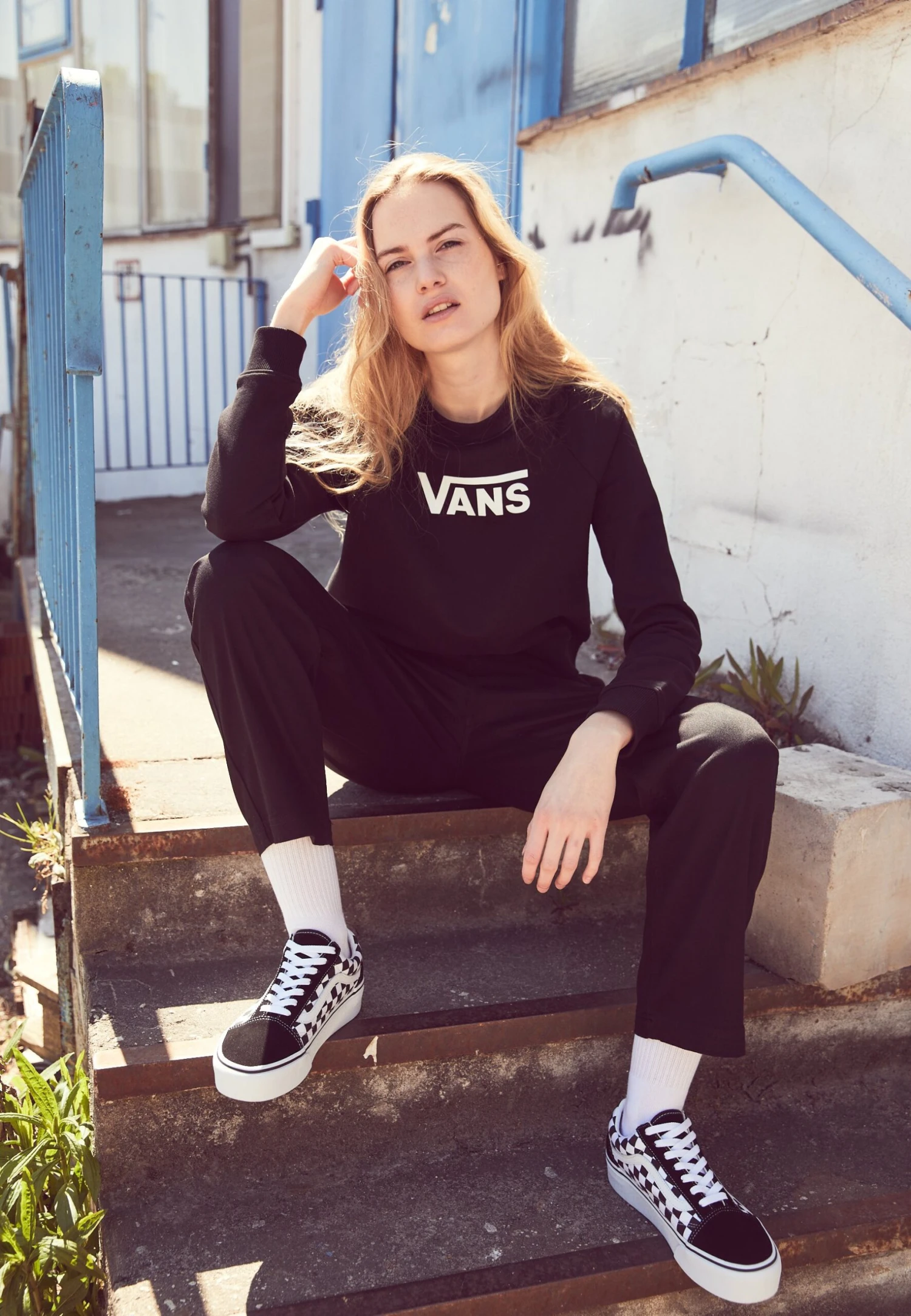 Vans Ua Old Skool Platform - Sneakers Laag - Black/White 4 Vans Ua Old Skool Platform - Sneakers Laag - Black/White - Afbeelding 2