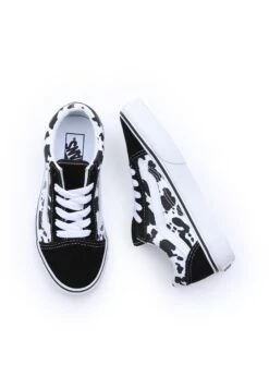 Vans Old Skool- Sneakers Laag - Black True White -Vans Schoen 7251c34ad3604dba925640516c173d25
