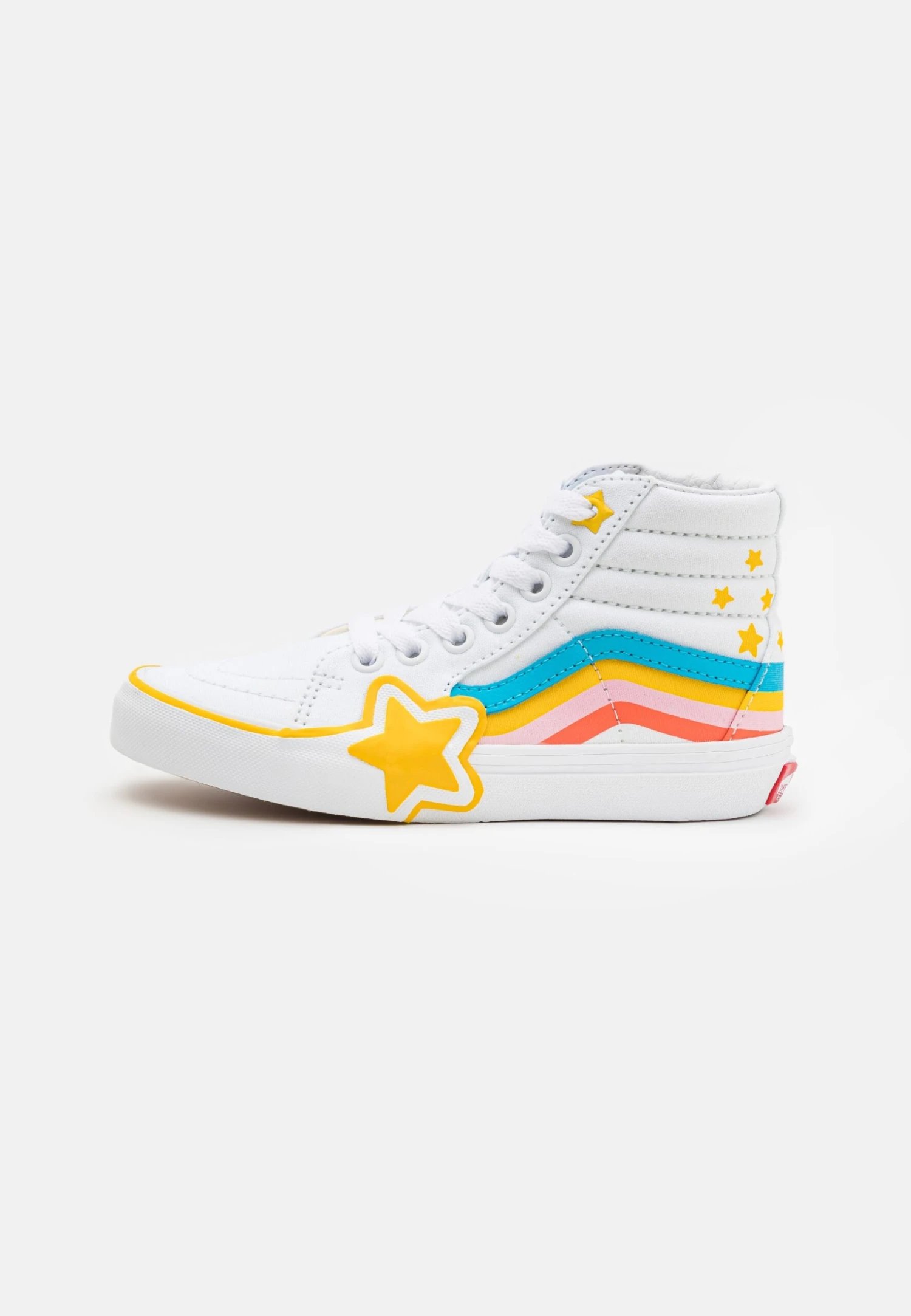 Vans Sk8-Hi Rainbow Star Unisex - Sneakers Hoog - True White/Multi-Coloured 3 Vans Sk8-Hi Rainbow Star Unisex - Sneakers Hoog - True White/Multi-Coloured