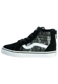 Vans Basket Montante Sk8 Hi Zip - Sneakers Hoog - Camo Noir Vrai Blanc