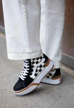 Vans Sk8 Stacked - Sneakers Hoog - Multicolor/True White -Vans Schoen 75fb9fb21e0042baa83fcad0b3d433af