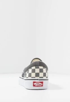 Vans Ua Classic Slip-On Unisex - Instappers - Pewter/True White -Vans Schoen 79c4aa953cf04324a3453dedd4e10bc7