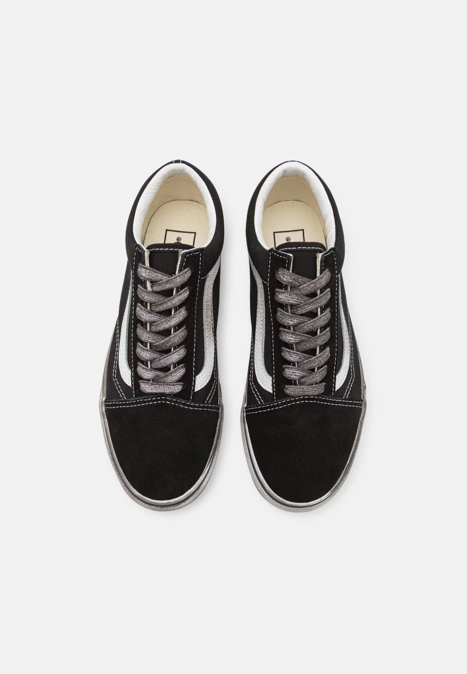 Vans Old Skool Unisex - Sneakers Laag - Stressed Black/White 6 Vans Old Skool Unisex - Sneakers Laag - Stressed Black/White - Afbeelding 4