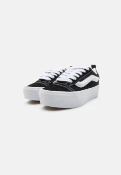 Vans Knu Stack - Skateschoenen - Black/True White -Vans Schoen 85f470dde4ac401ca263b6825d811505