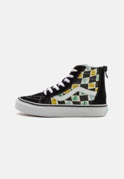 Vans Sk8-Hi Zip Unisex - Sneakers Hoog - Black/Multi-Coloured