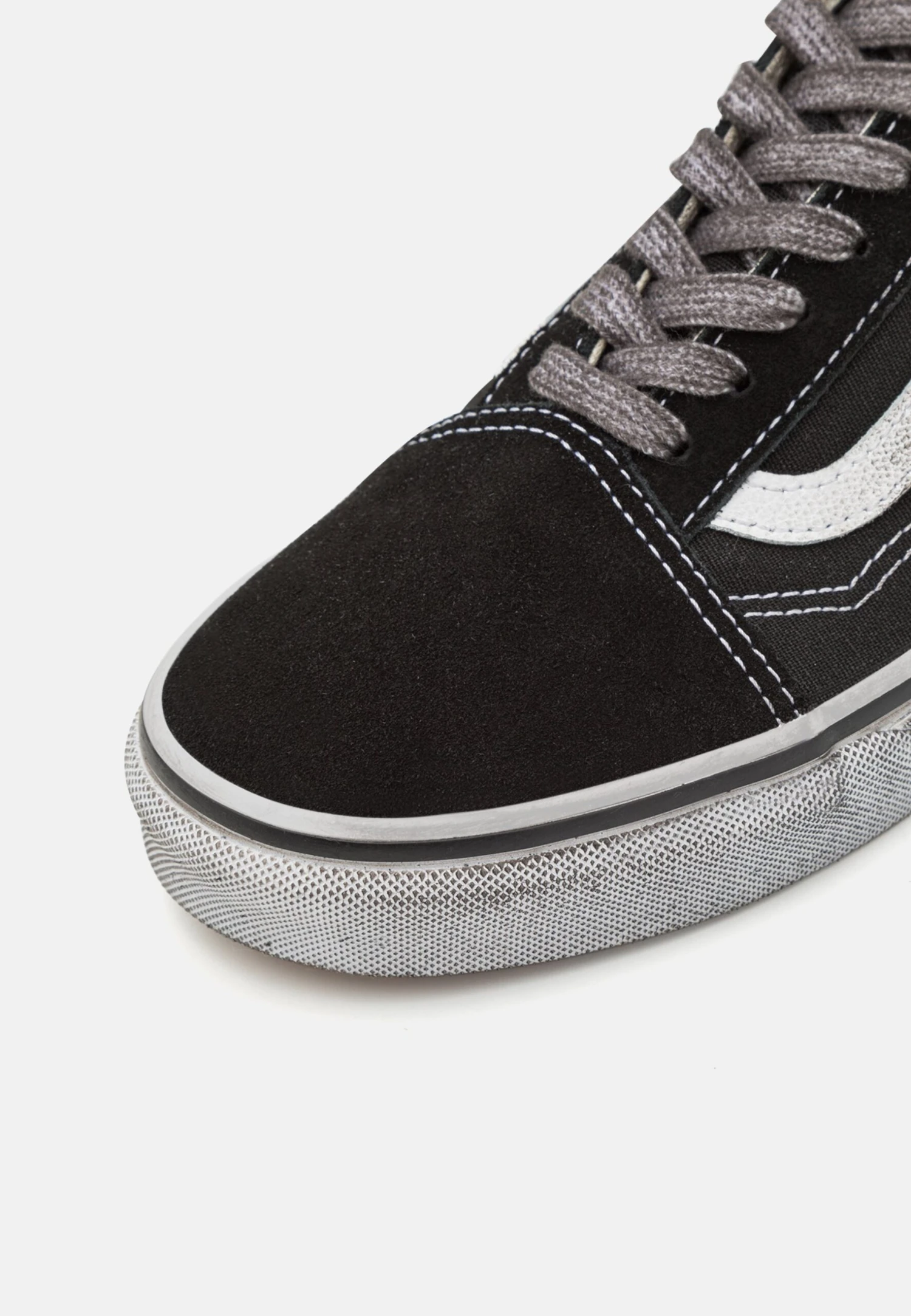 Vans Old Skool Unisex - Sneakers Laag - Stressed Black/White 8 Vans Old Skool Unisex - Sneakers Laag - Stressed Black/White - Afbeelding 6
